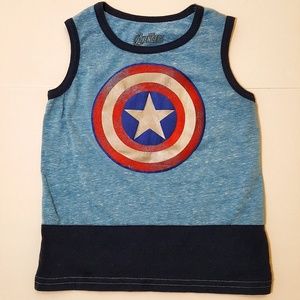 Marvel Avengers Captain America Tank Top - Kids